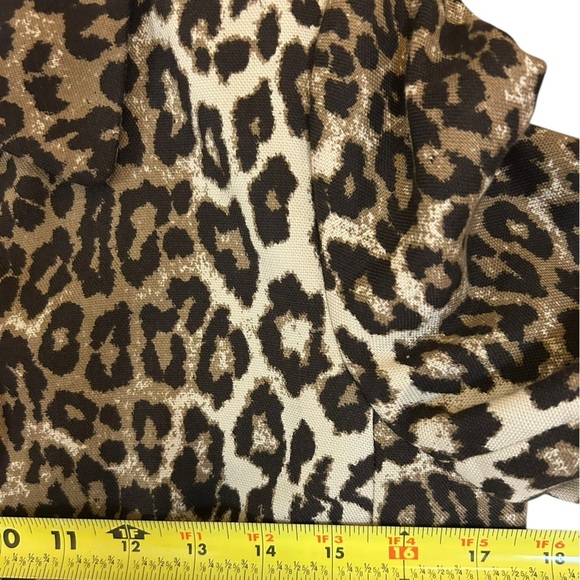 Banana Republic Women’s Honey Gold Leopard Print Coat Size XS - Picture 9 of 12
